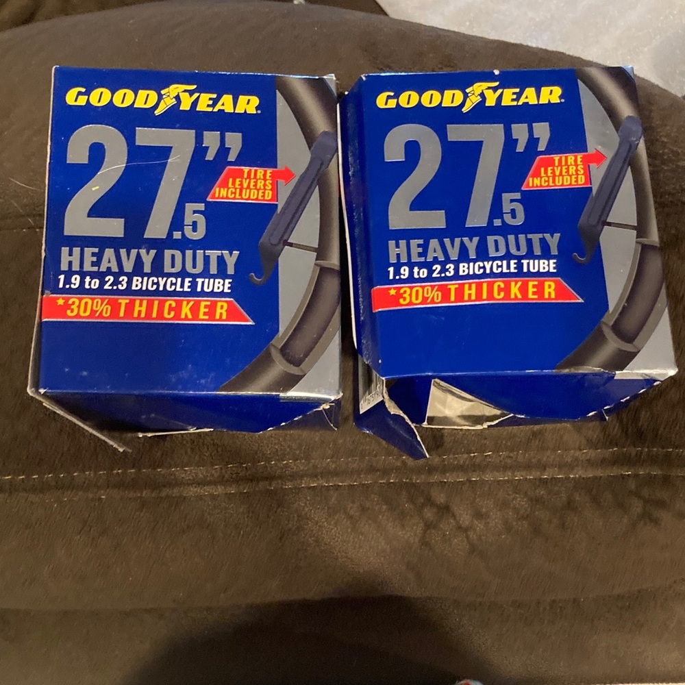 Heavy Duty Bicycle Tube 27.5" - Black